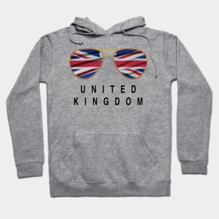 United Kingdom Sunglasses, United Kingdom Flag, United Kingdom gift ,  British UK , Hoodie